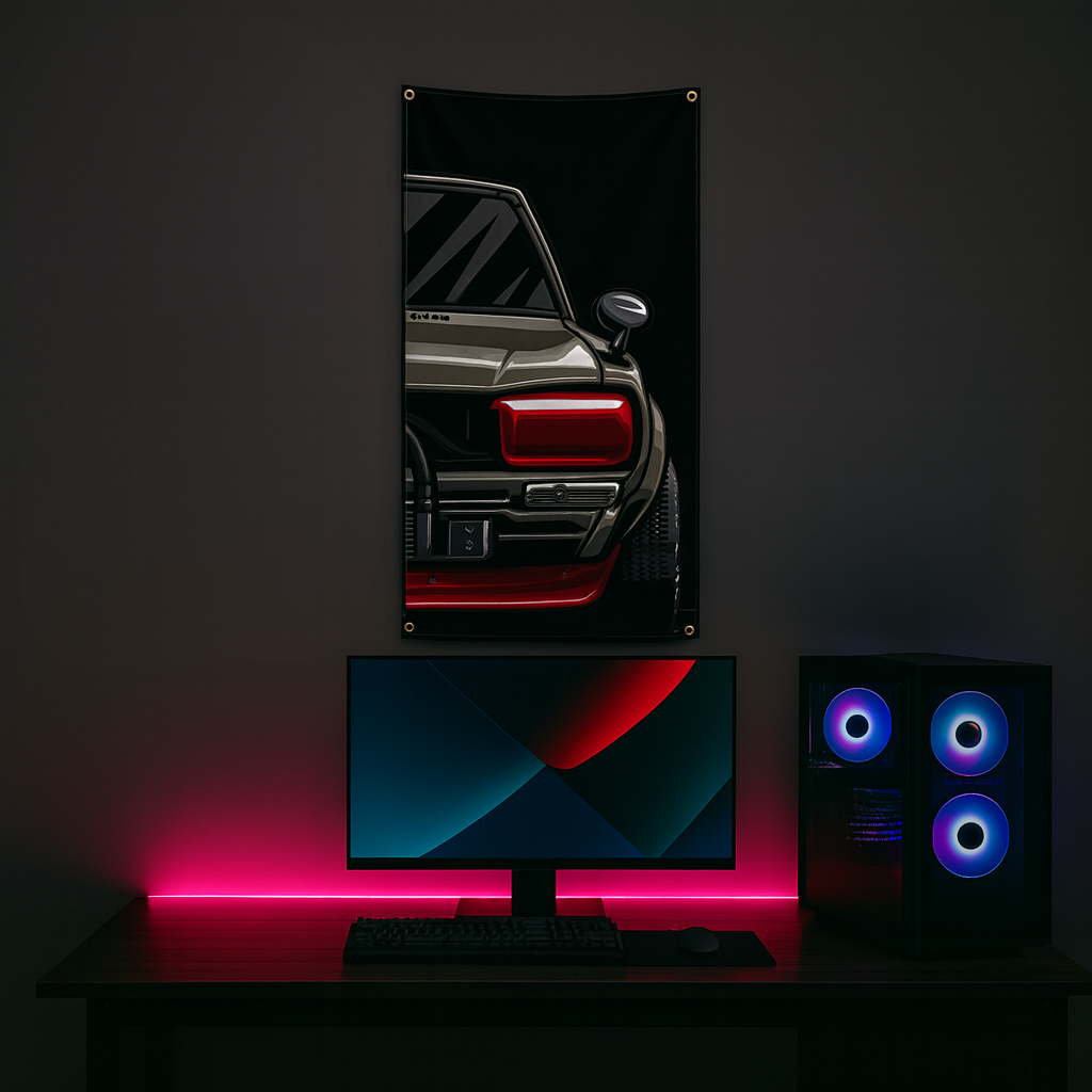 Crease-Free Durable Sports Car Banners