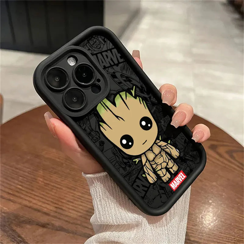 Durable Deadpool, Venom & Groot iPhone Cases