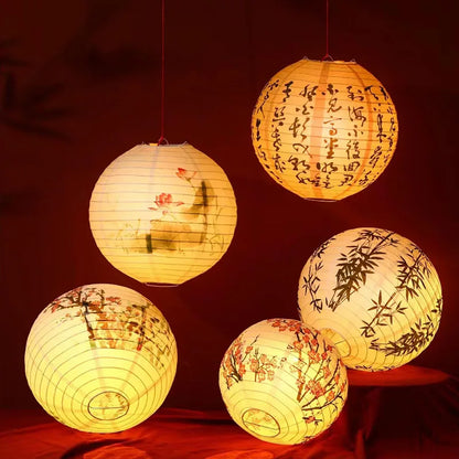 Festive Flower Paper Lanterns