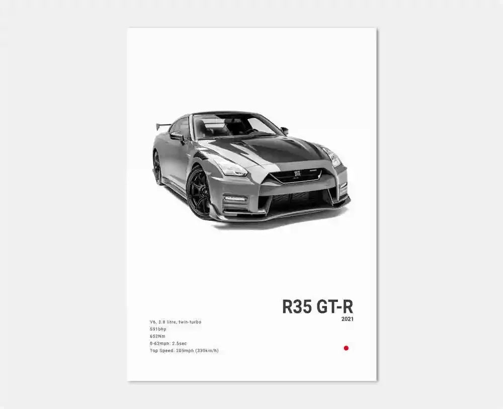 Minimalist JDM Car Posters