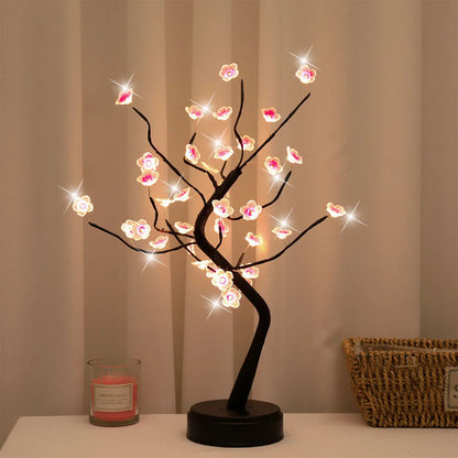 Bonsai Cherry Blossom Tree Lamp