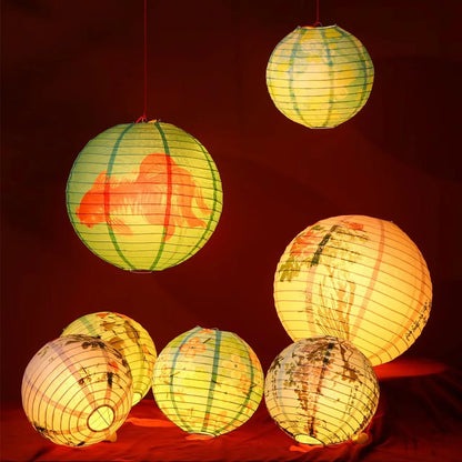 Festive Flower Paper Lanterns