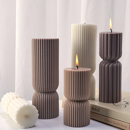 DIY Cylindrical Candle Mold