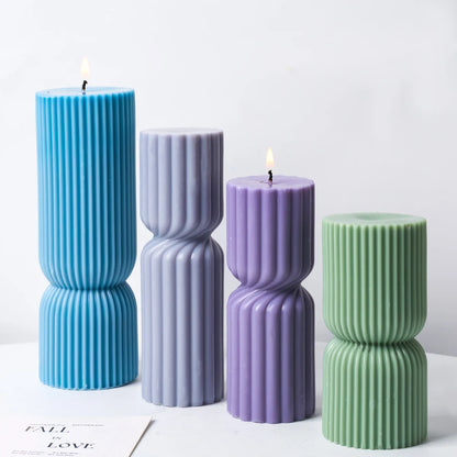 DIY Cylindrical Candle Mold