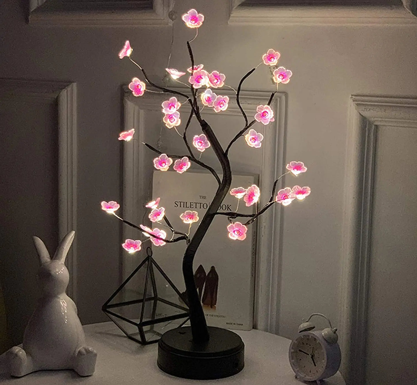 Bonsai Cherry Blossom Tree Lamp