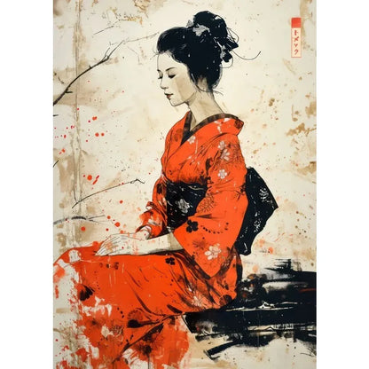 Japanese Modern Wall Art Canvas