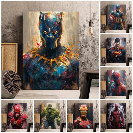 Assorted Marvel / DC Wall Canvas