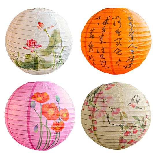 Festive Flower Paper Lanterns