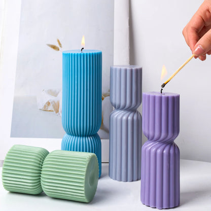 DIY Cylindrical Candle Mold