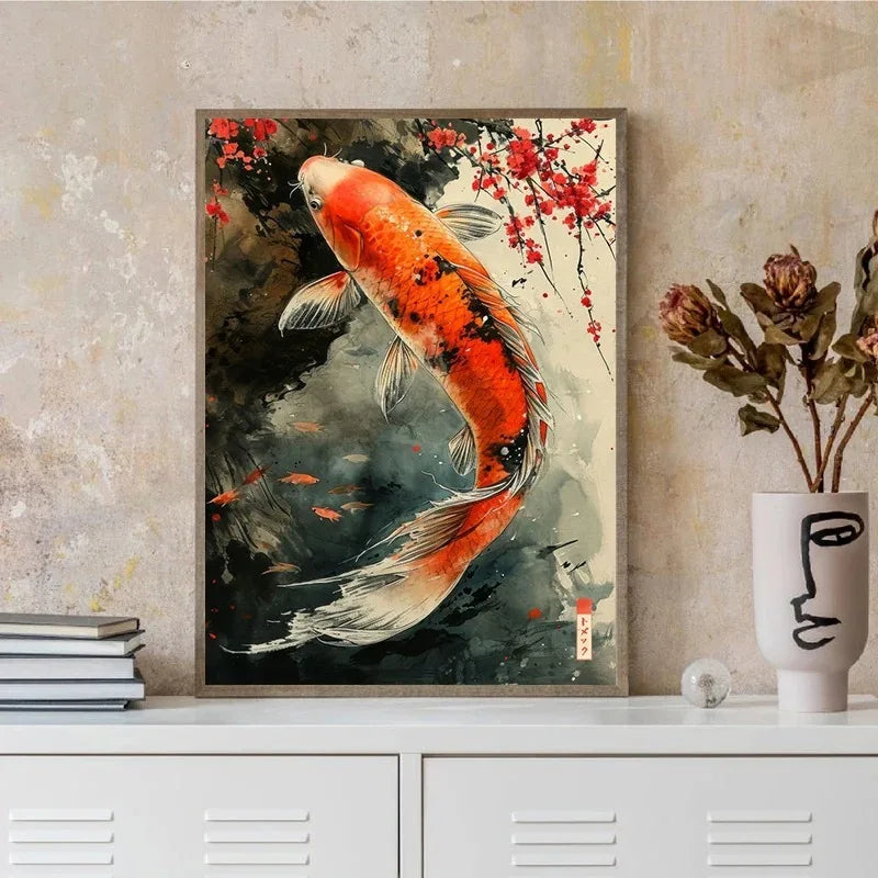 Japanese Modern Wall Art Canvas