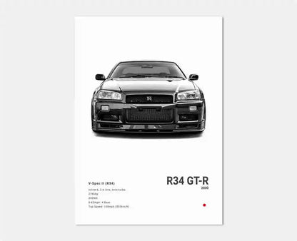 Minimalist JDM Car Posters